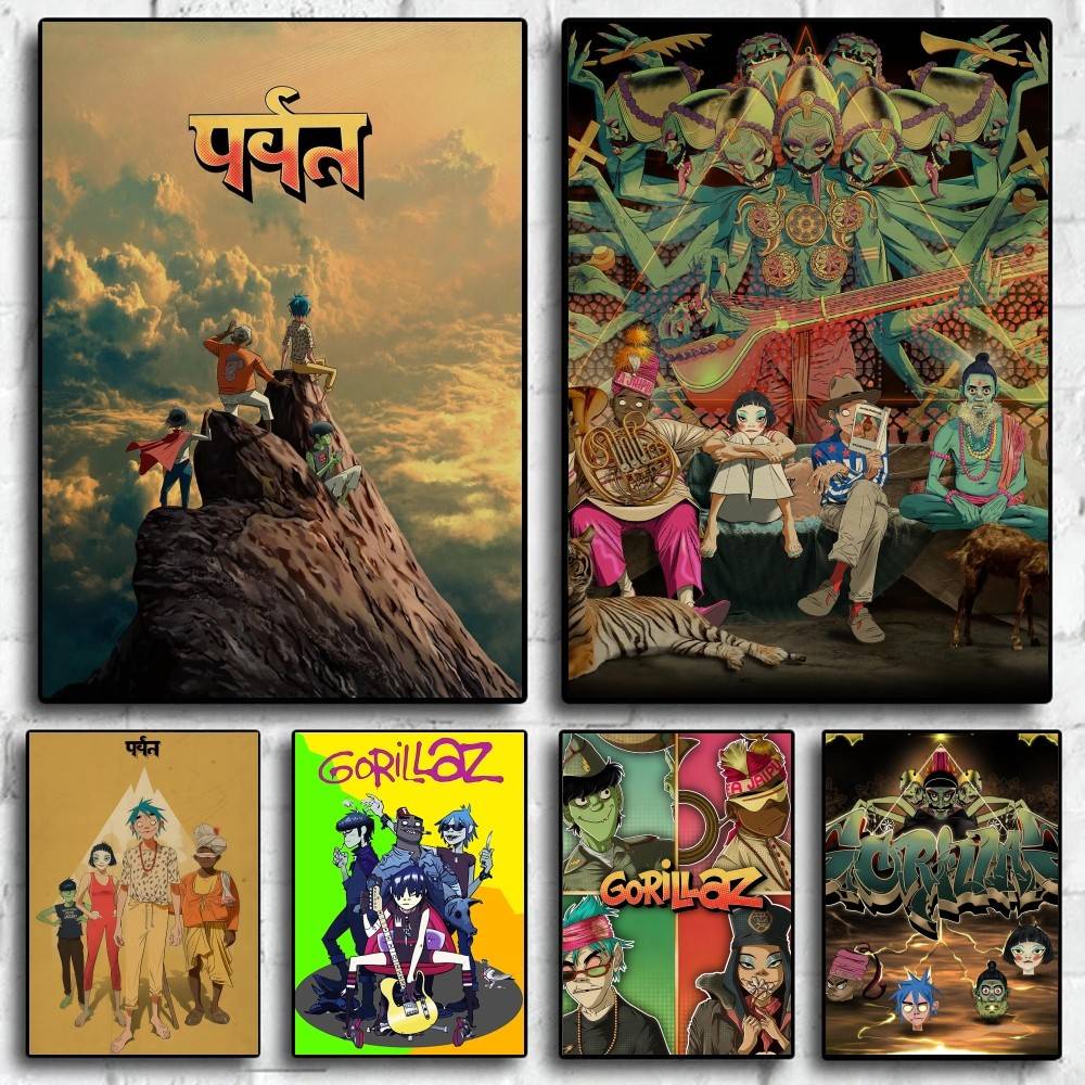 Luxury Lifestyle Wallpaper - Band G-gorillaz The Mountain High-End Fashion