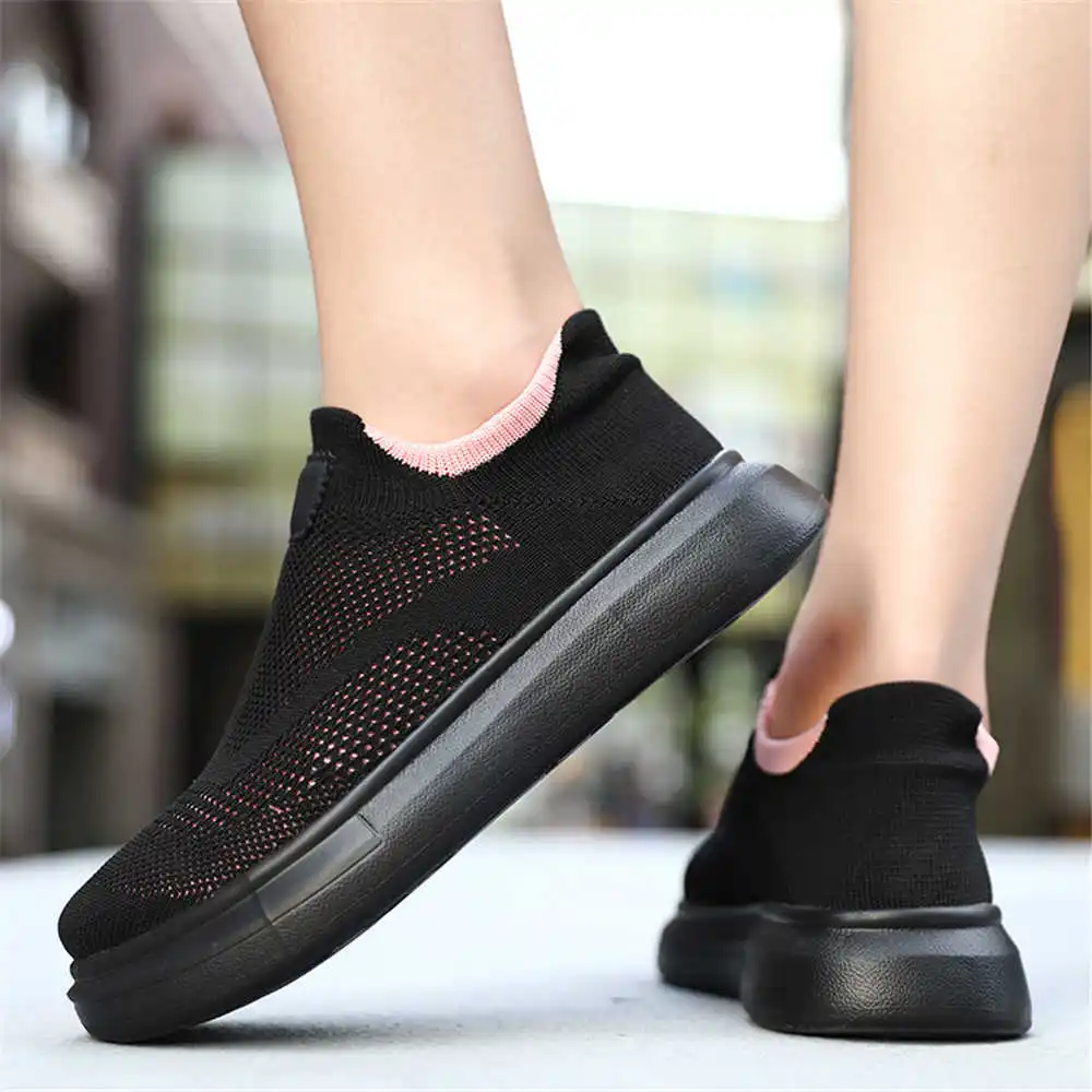 Luxury Lifestyle Dark - Plattform Strümpfe braune Schuhe für Frau